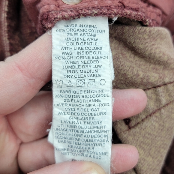 Prana Trinity Cord Pants in Raisin Marsala - Picture 8 of 8